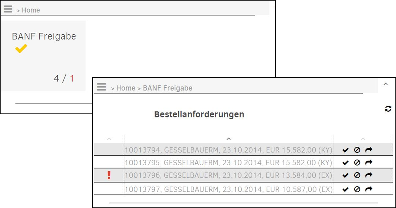 App_Freigabe_Banf_Bestellanforderung_SAP_MM